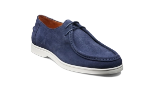 Vigo - Navy Suede White Sole