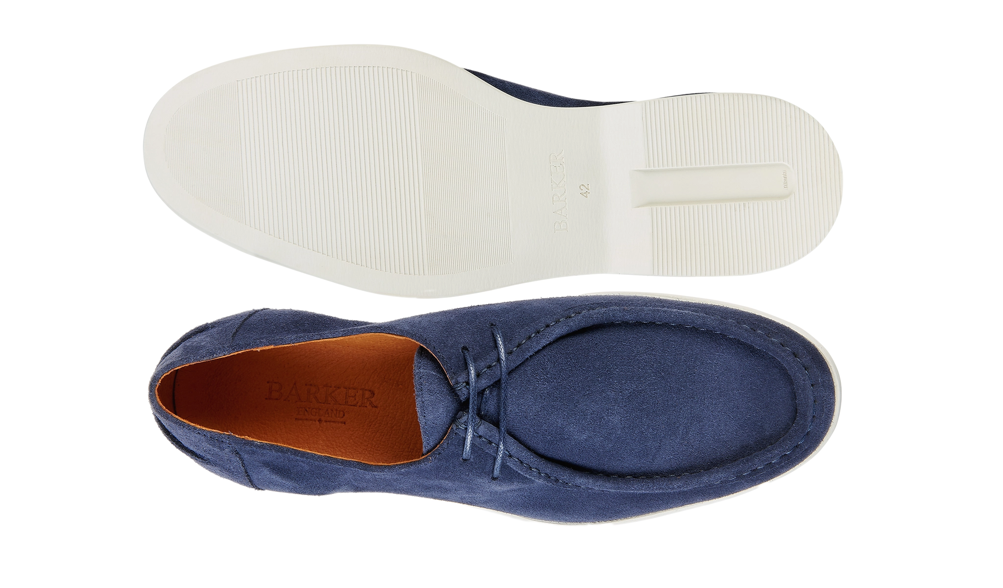 Vigo - Navy Suede White Sole