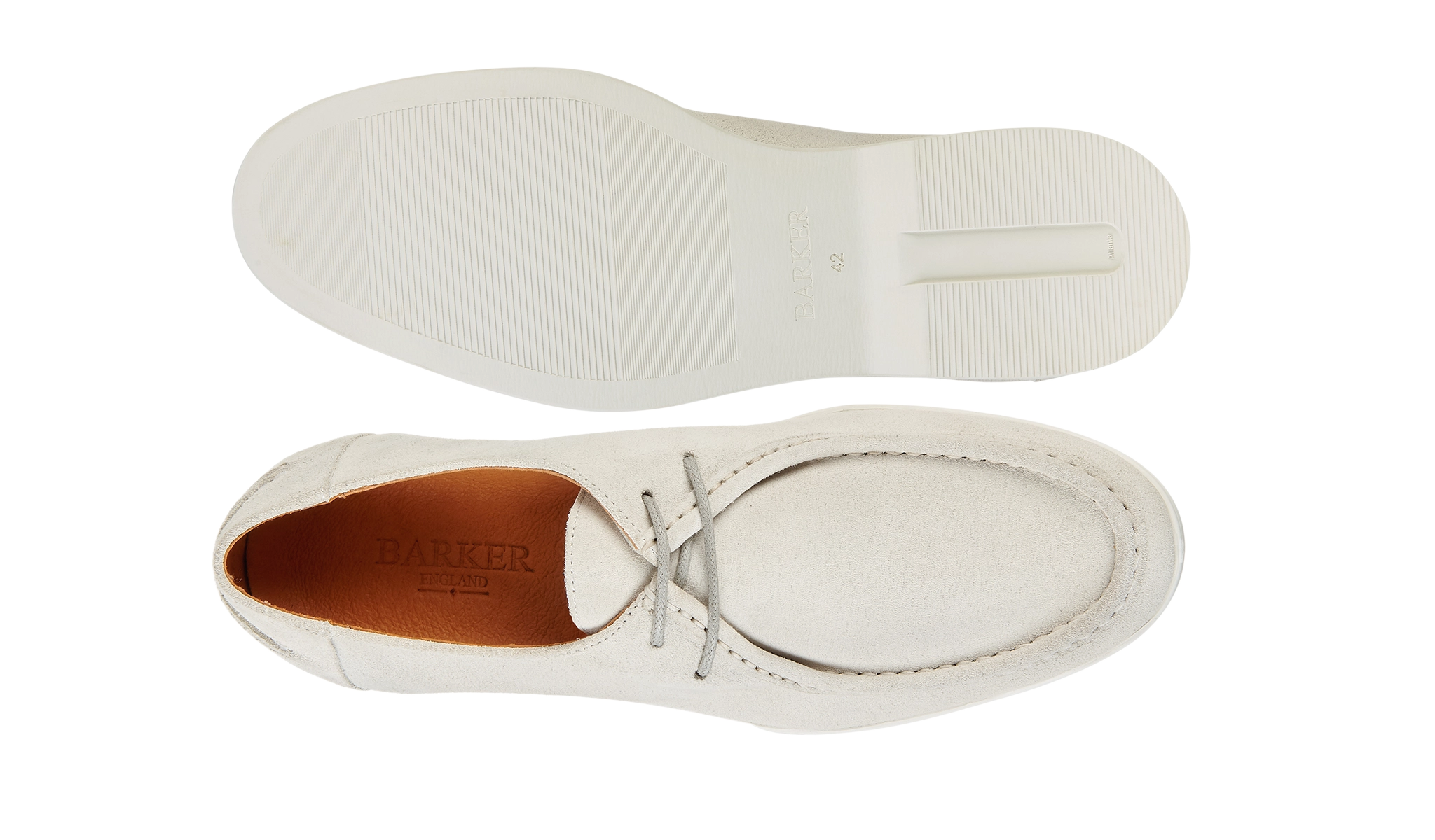 Vigo - White Suede White Sole