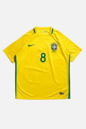Vintage Brazil Soccer Jersey - L
