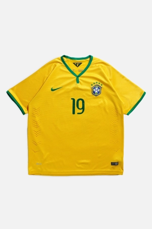 Vintage Brazil Soccer Jersey - L