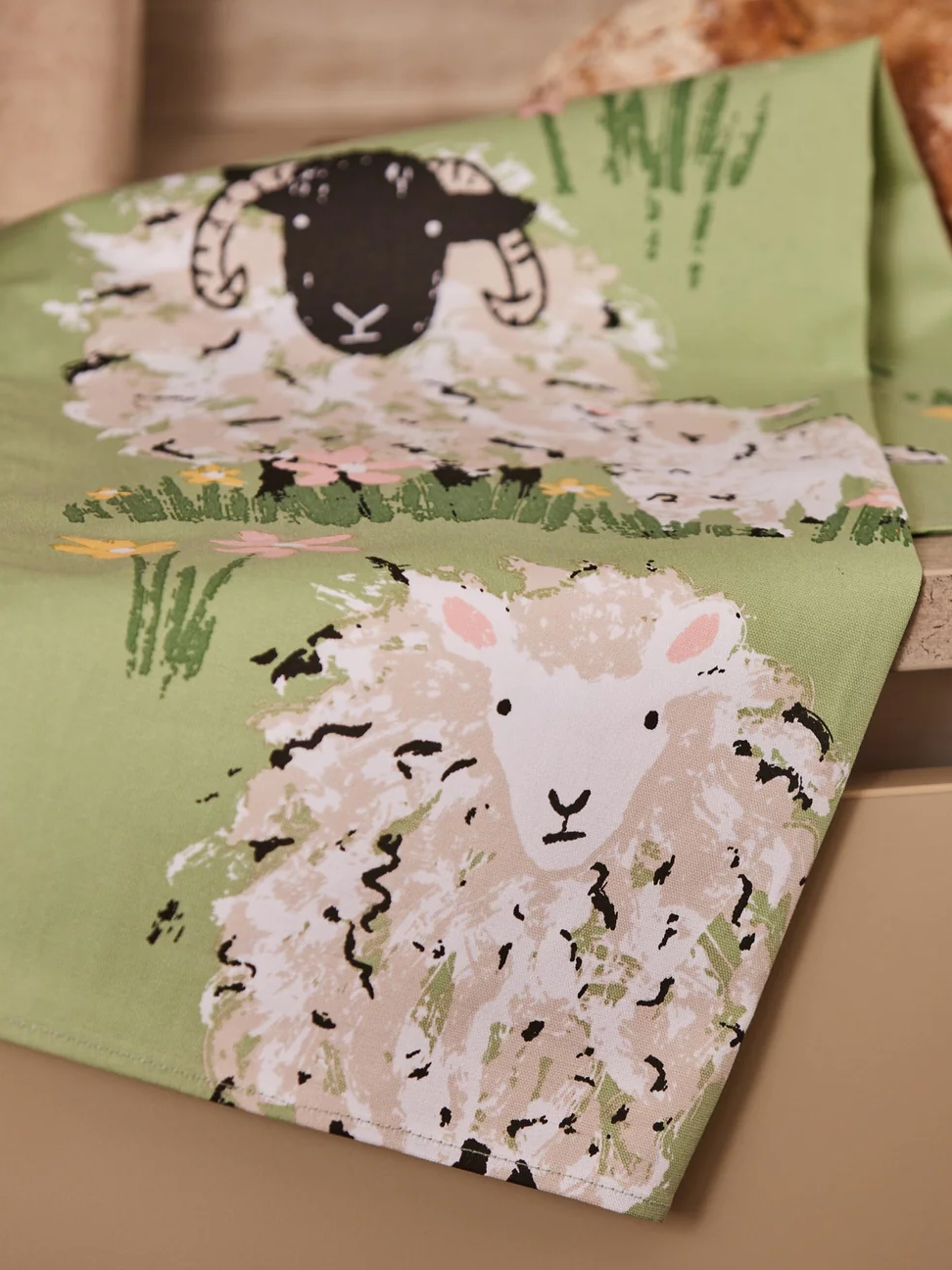 Woolly Sheep Cotton Tea Towel