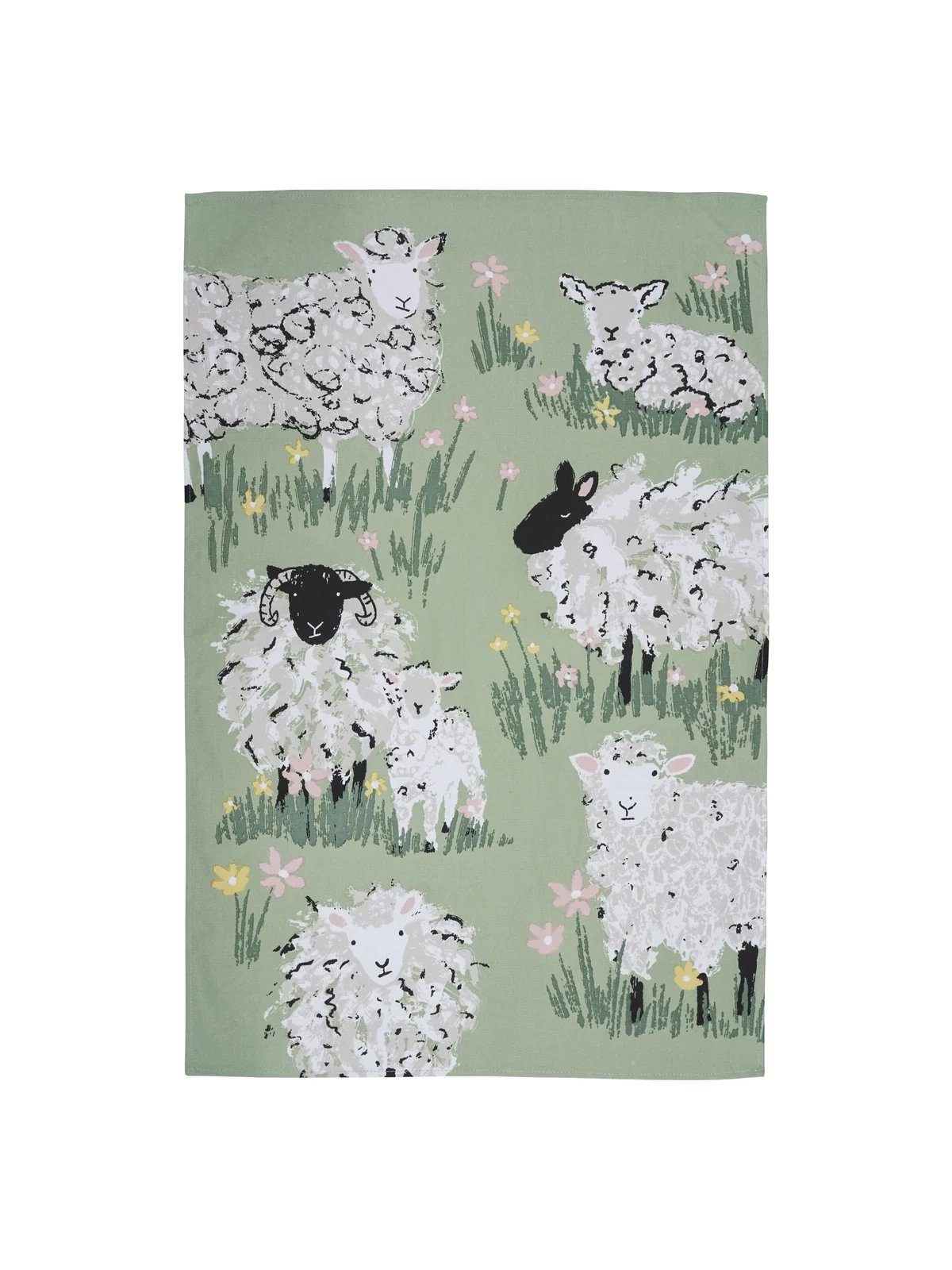 Woolly Sheep Cotton Tea Towel