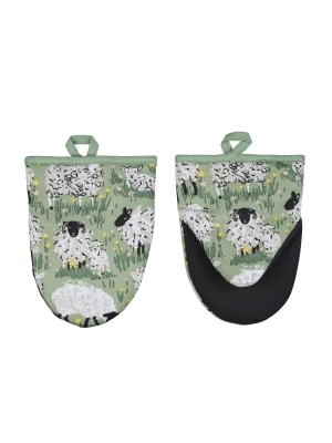 Woolly Sheep Mitt Pair