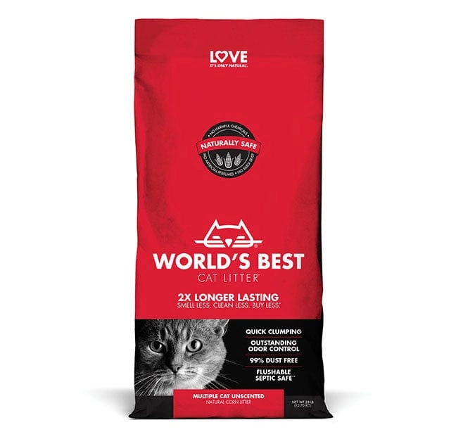 World's Best Cat Litter Multiple Cat Clumping Formula Cat Litter